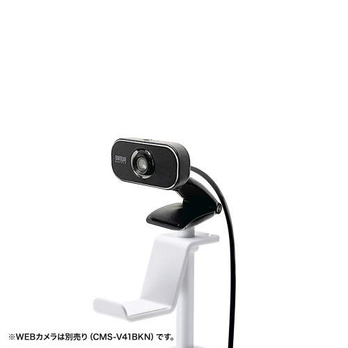 ゲームコントローラースタンド（クランプ固定・ゲームパッドスタンド・ヘッドホンスタンド・収納スタンド・4段・ホワイト）