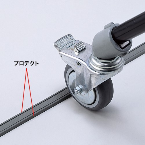 プロテクト加工でカーペットの下にすっきり配線、アンダーカーペットLANケーブルのみ（グレー・100m） KB-CP5-CB100 サンワサプライ