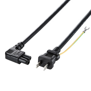 電源コード（3P・L型プラグ・2m・アース付き） KB-DM3L-2