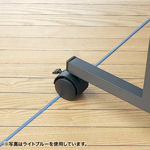Cat6フラットLANケーブル（2m・ブラック）