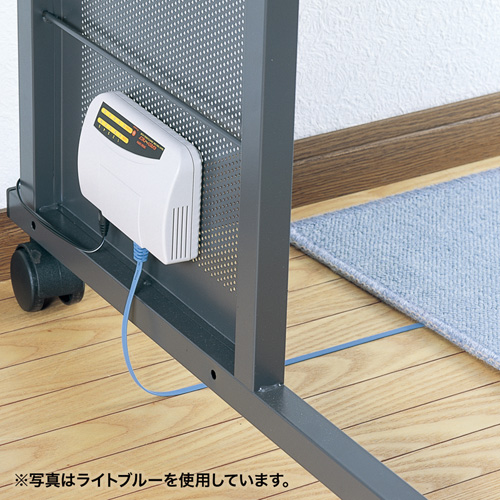 Cat6フラットLANケーブル（2m・ブラック）