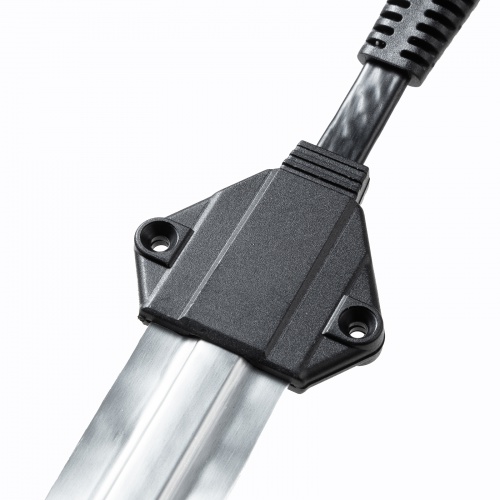 すきま用LANケーブル カテゴリ6A 44cm PoE対応 両面テープ 木ネジ 取付 窓 ドア フラットケーブル