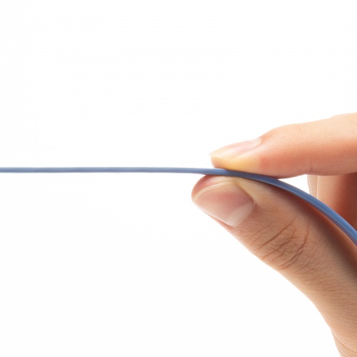 LANケーブル（CAT7・2m・フラット・薄型・カテ7・カテゴリ-7・10Gbps・STP・ブルー）