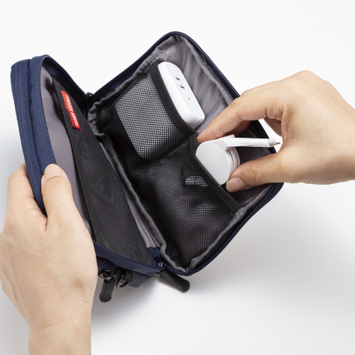 2in1 USBケーブル（巻き取り式・80cm・Lightning・Type-Cコネクタ・MFi認証品・ホワイト・充電ケーブル PD対応 iPhone・タブレット・スマートフォン対応）