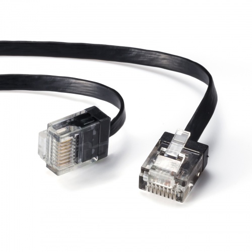 自動巻取りLANケーブル（カテゴリ5e・最大1.2m・ブラック）