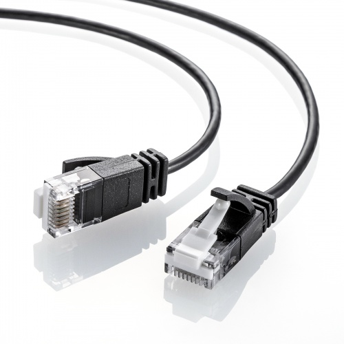 カテゴリ6A極細LANケーブル（ブラック・1m）