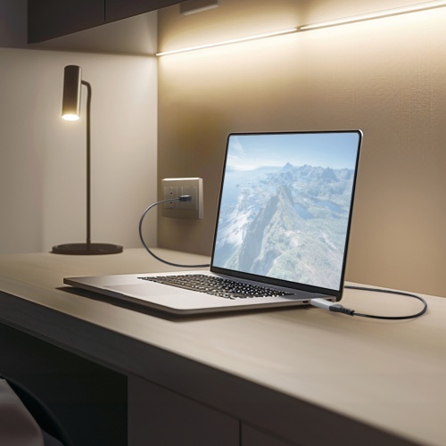 USB A LAN変換ケーブル（2m・カテゴリ6・1Gbps・ギガビット・C to LAN・MACアドレスパススルー対応・ビデオ通話・ゲーム）