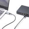USB A LAN変換ケーブル（5m・カテゴリ6・1Gbps・ギガビット・C to LAN・MACアドレスパススルー対応・ビデオ通話・ゲーム）