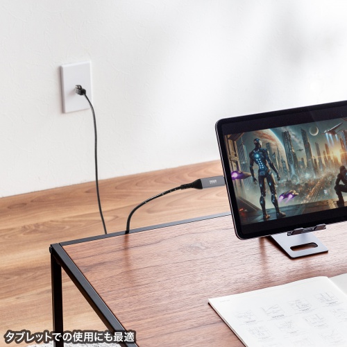 USB Type-C LAN変換ケーブル（カテゴリ6・1Gbps・ギガビット・C to LAN・MACアドレスパススルー対応・ビデオ通話・ゲーム・2m）