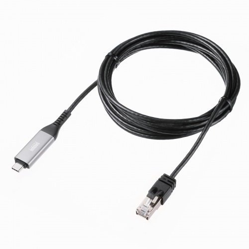 USB Type-C LAN変換ケーブル（カテゴリ6・1Gbps・ギガビット・C to LAN・MACアドレスパススルー対応・ビデオ通話・ゲーム・3m）