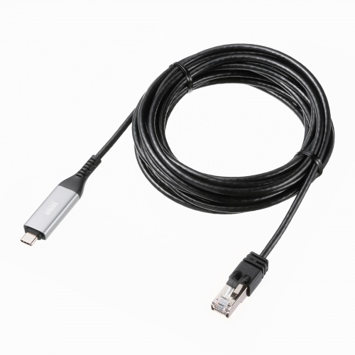 USB Type-C LAN変換ケーブル（カテゴリ6・1Gbps・ギガビット・C to LAN・MACアドレスパススルー対応・ビデオ通話・ゲーム・5m）