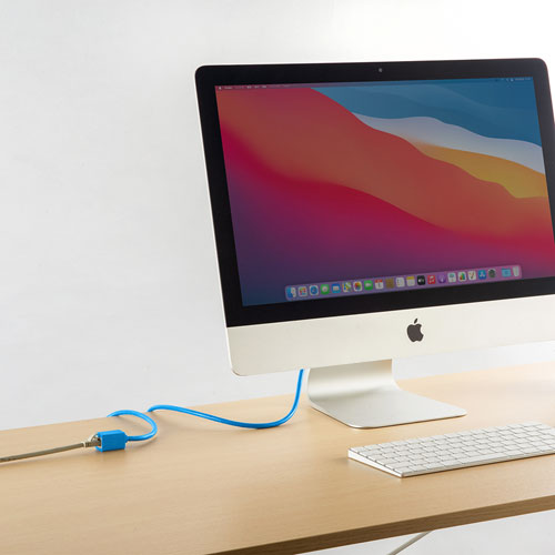 カテゴリ6STP延長LANケーブル（ブルー・1m）KB-STP6EX-01BL