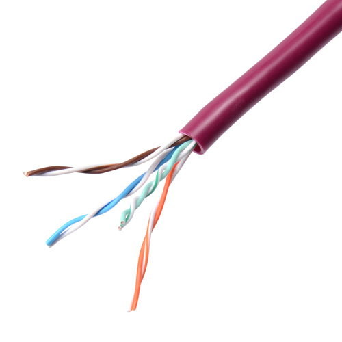 エンハンスドカテゴリ5単線ケーブルのみ（UTP・自作用・100m・レッド） KB-T5-CB100RN サンワサプライ