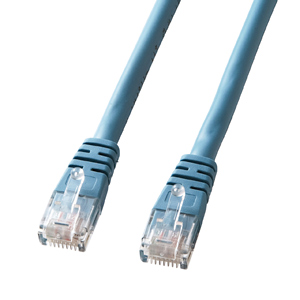Cat 5e単線LANケーブル（3m・ブルー）KB-T5T-03BLN
