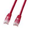Cat 5e単線LANケーブル（15m・レッド）