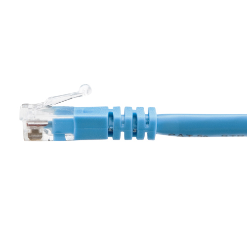 Cat 5eより線クロスケーブル（15m・ライトブルー）