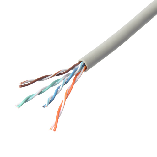 自作用LANケーブル（300m・ライトグレー・カテゴリ5e・UTP・より線） KB-T5Y-CB300N サンワサプライ