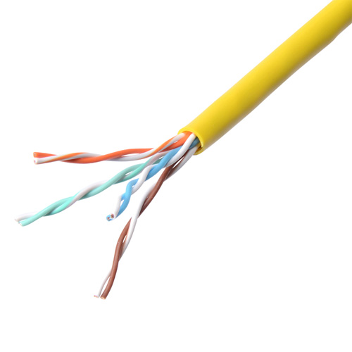 自作用LANケーブル（カテゴリ5e・300m・UTP・より線・イエロー） KB-T5Y-CB300YN サンワサプライ