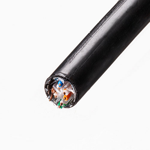 LANケーブル（CAT6A・100m・自作用・屋外用・ブラック・LANケーブルのみ） KB-T6AAD-CB100BKN サンワサプライ