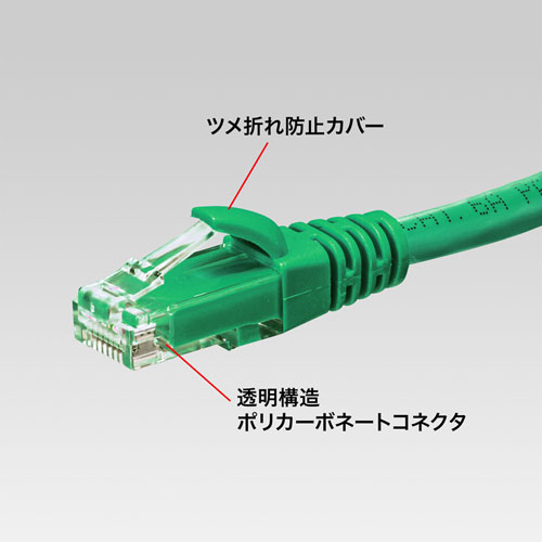 LANケーブル 100本 CAT5e 2m 爪折れ防止タイプ 長さ本数変更可能