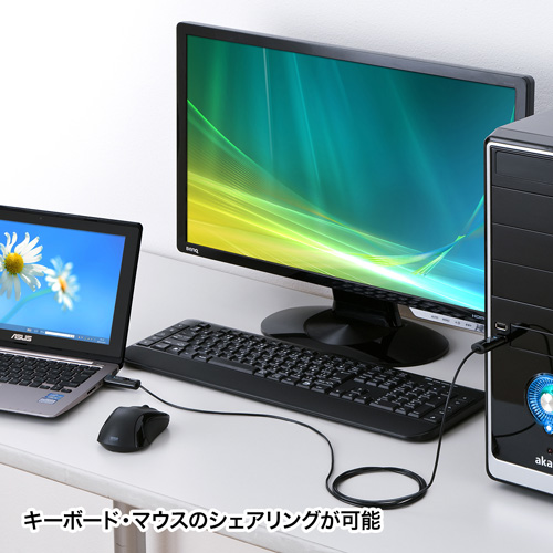 ドラッグ＆ドロップ対応USB2.0リンクケーブル（Windows専用）