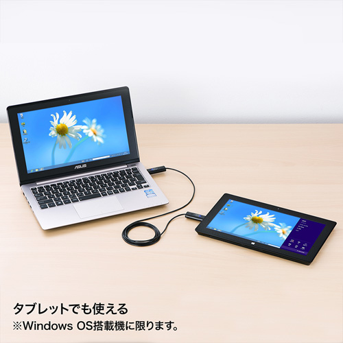 ドラッグ＆ドロップ対応USB2.0リンクケーブル（Windows専用）