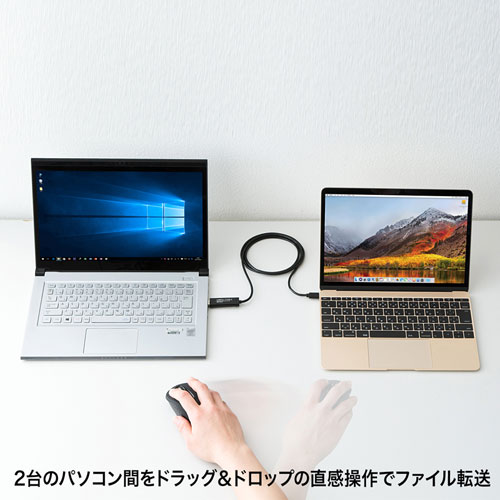 リンクケーブル(USB・Type C・データ移行・Mac・Windows) KB-USB-LINK5 サンワサプライ