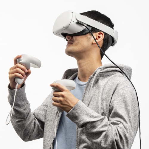 USB A-Type-Cロングケーブル（USB3.2 Gen1・5m・L型Type-Cコネクタ・VRヘッドセット対応）