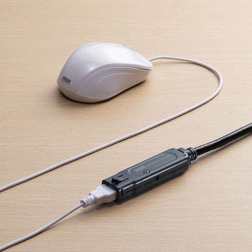 USBアクティブリピーターケーブル（10m延長・USB3.2・抜け止めロック機構付き） KB-USB-RLK310 サンワサプライ