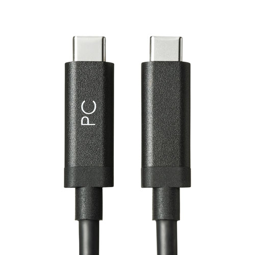 DisplayPortAltモード TypeC ACTIVEケーブル  (8.1Gbps×2・5m・ブラック)