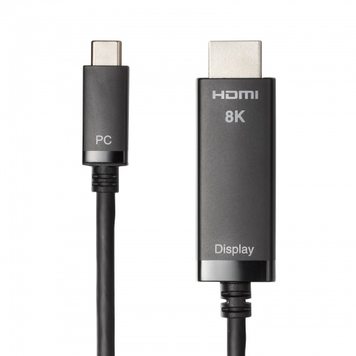 USB Type-C To HDMI 変換ケーブル（8K/60Hz・4K/144Hz・MacBook・iPad・TV・ブラック・2m） KC-ALCHD8K20 サンワサプライ