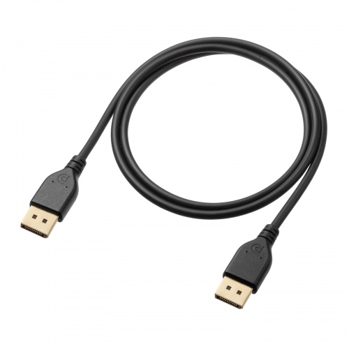 DisplayPortケーブル（1m・ver.2.1・最大16K60Hz(DSC圧縮時/UHBR13.5)・HDR動的メタデータ対応・HDCP2.2/1.4対応・ツイストペア線使用・DP80）