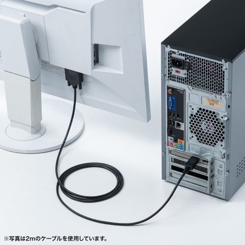 DisplayPort-DVI変換ケーブル（DisplayPortコネクタ・DVIコネクタ・フルHD・DisplayPort・Ver.1.2・1m）