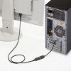 Mini DisplayPort変換ケーブル（15cm・DisplayPortメス変換・4K/60Hz対応・映像出力・音声出力・DPCP・HDCP）