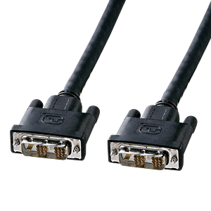 【訳あり 新品】【サンワサプライ】DVIコネクタのパソコンとDVIコネクタを持つデジタル液晶ディスプレイを接続するDVIシングルリンクケーブル（20m） ※箱にキズ、汚れあり