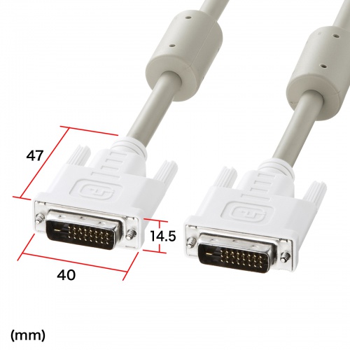 DVIケーブル（デュアルリンク・1m） サンワサプライ
