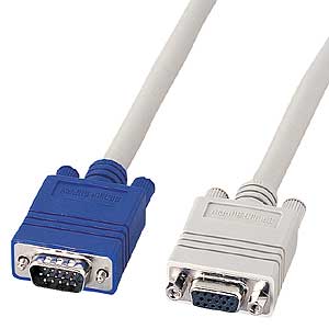 ディスプレイ延長ケーブル（複合同軸・アナログRGB・延長・3m）