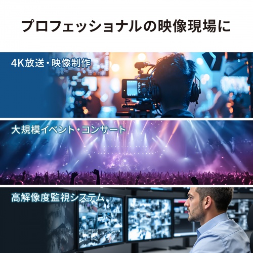 12G-SDIケーブル（4K対応・5m）