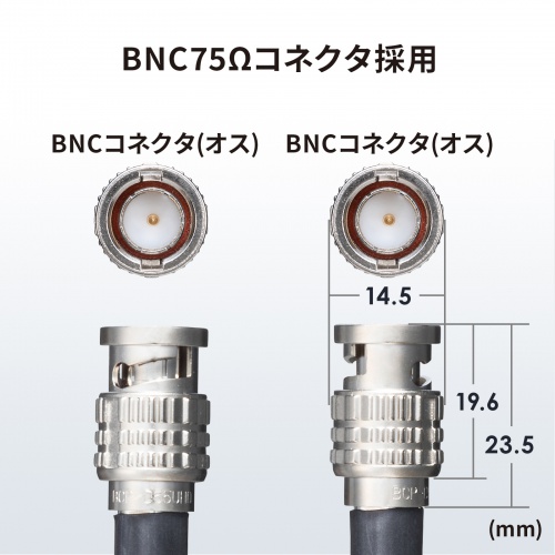 12G-SDIケーブル（4K対応・20m）