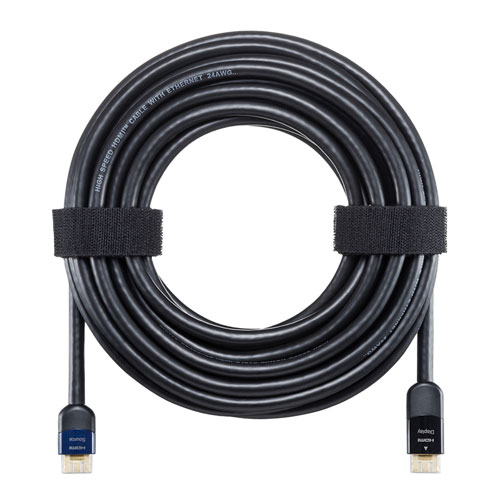 【訳あり 新品】HDMIケーブル（アクティブ・4K/60Hz・10ｍ） KM-HD20-P100K サンワサプライ