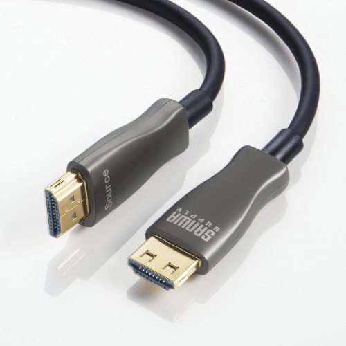 HDMI光ファイバーケーブル（30m・4K60Hz・18Gbps・HDR・ARC・ラッチ付）