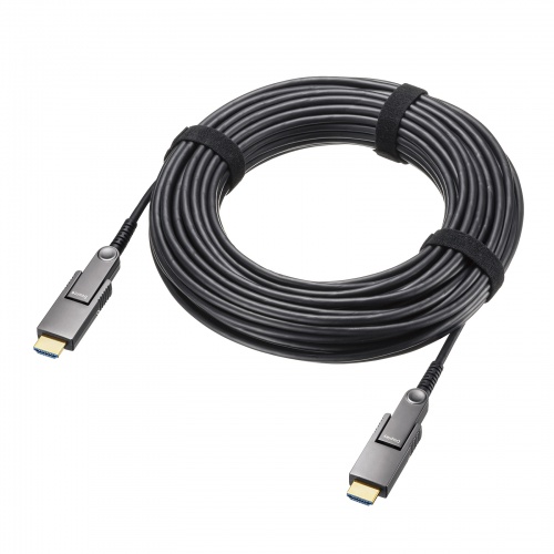 HDMIケーブル（光ファイバーケーブル・4K60Hz対応・HDR対応・ARC対応・HEC対応・20m・ブラック）