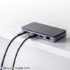 HDMIケーブル（0.3m・スリムタイプ・4K/30Hz・ハイスピードHDMIケーブル・極細・ARC対応・HEC対応・モバイルモニター/テレビ配線用・持ち運び用）