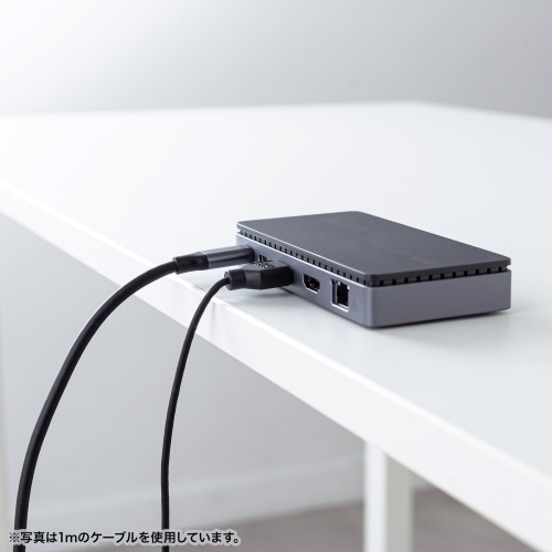 HDMIケーブル（0.3m・スリムタイプ・4K/30Hz・ハイスピードHDMIケーブル・極細・ARC対応・HEC対応・モバイルモニター/テレビ配線用・持ち運び用）