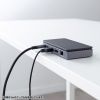 HDMIケーブル（0.5m・極細スリム・小型コネクタ・4K/30Hz・ハイスピードHDMIケーブル・極細・ARC対応・HEC対応・モニター/テレビ接続・持ち運び用）