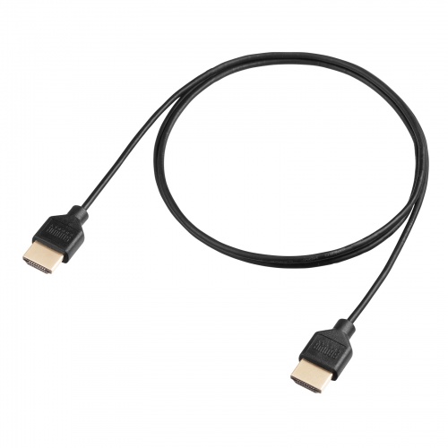 HDMIケーブル（1m・4K/30Hz・スリム・極細・細い・スモールコネクタ・認証品・ARC・高解像度・高音質）