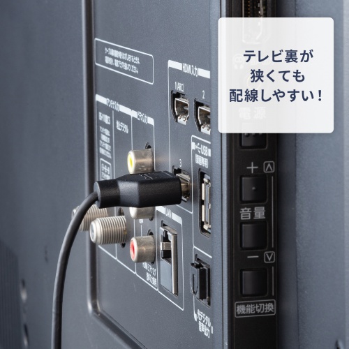 HDMIケーブル（1.5m・4K/30Hz・スリム・極細・細い・スモールコネクタ・認証品・ARC・高解像度・高音質）