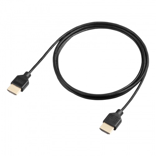 HDMIケーブル（2m・4K/30Hz・スリム・極細・細い・スモールコネクタ・認証品・ARC・高解像度・高音質）