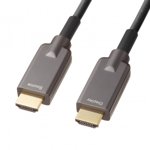 HDMIケーブル（ウルトラハイスピード・ステンレスガード・高耐久・8K/60Hz・4K/120Hz・防水カバーつき・光ファイバ・48Gbps・HDCP 2.2対応・20m）