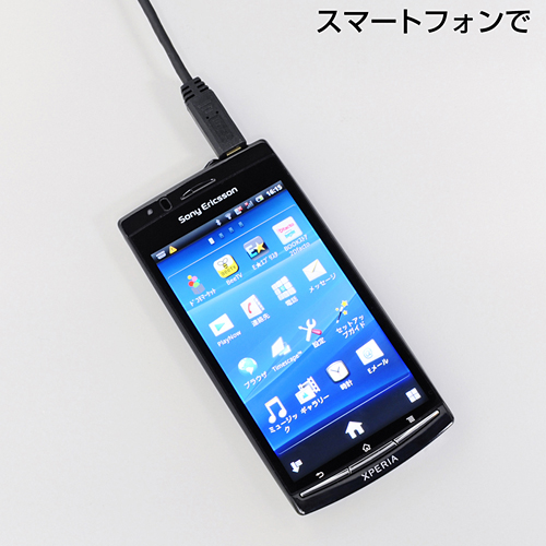 HDMIマイクロケーブル イーサネット対応ハイスピード（1m） サンワサプライ